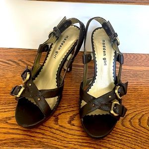 Steve Madden Leather High Heel Sandals